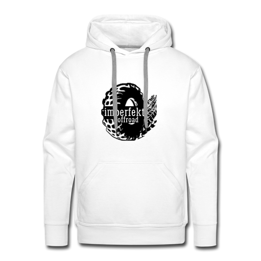 men’s premium imperfekt offroad hoodie - white