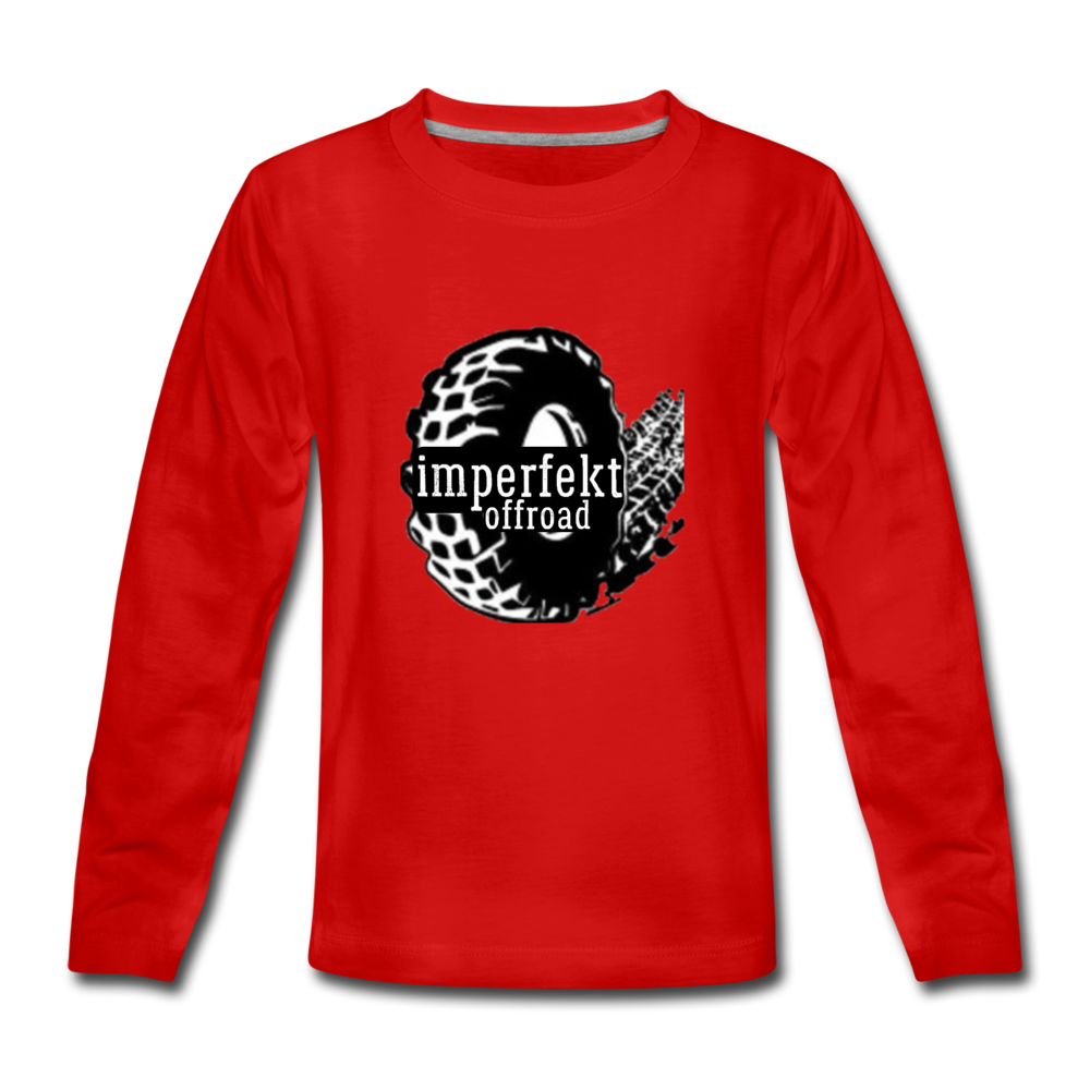 imperfekt offroad kids' premium long sleeve t-shirt - red