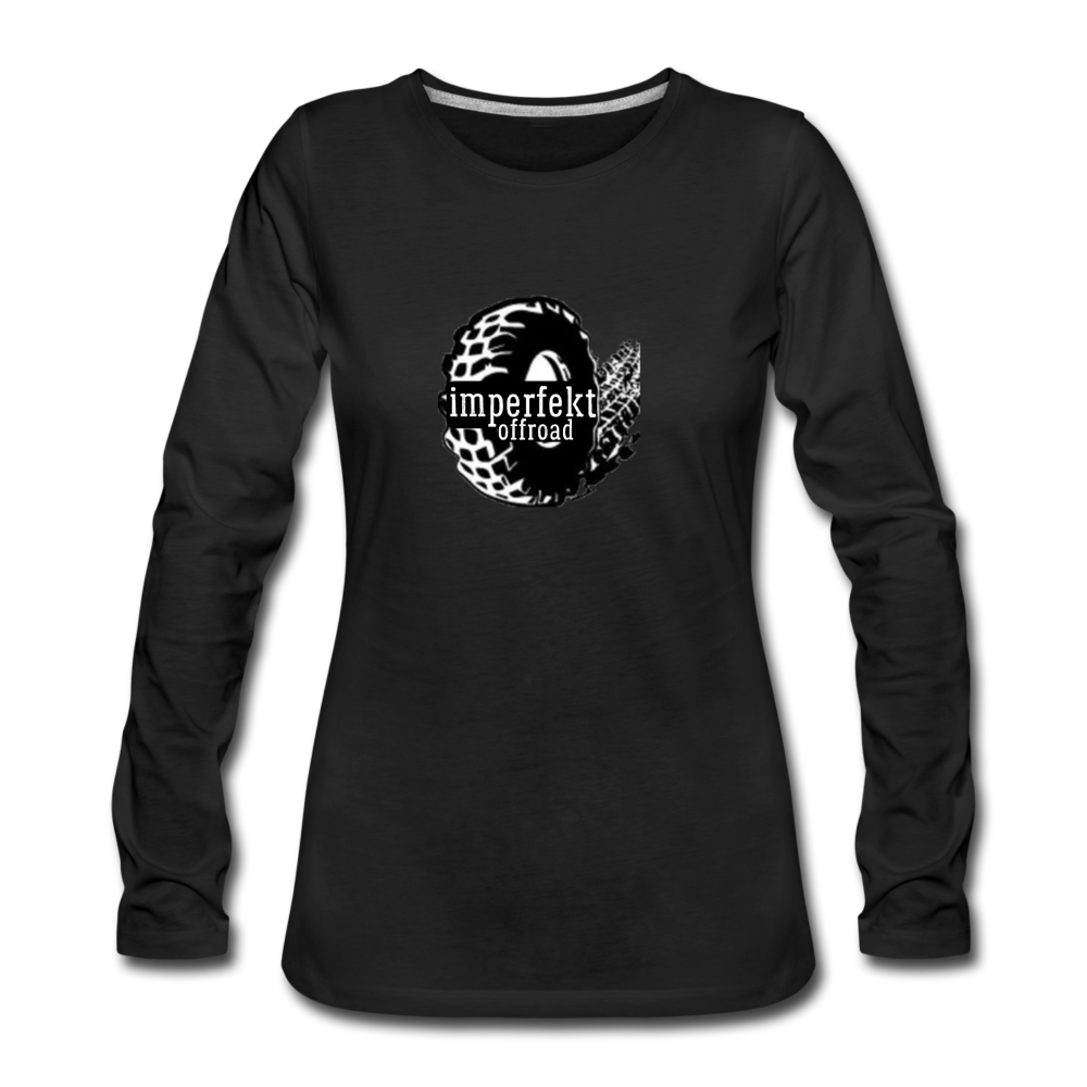 imperfekt offroad women's premium long sleeve t-shirt - black