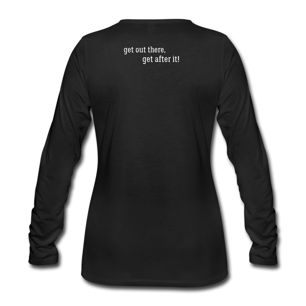 imperfekt offroad women's premium long sleeve t-shirt - black