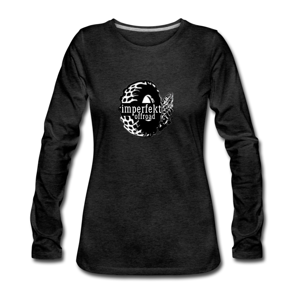 imperfekt offroad women's premium long sleeve t-shirt - charcoal grey