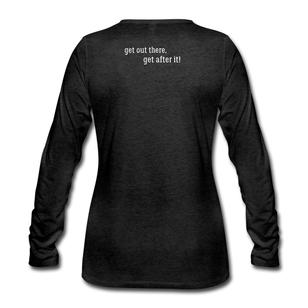 imperfekt offroad women's premium long sleeve t-shirt - charcoal grey