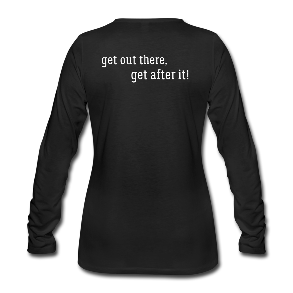 the imperfekt hunter women's premium long sleeve t-shirt - black