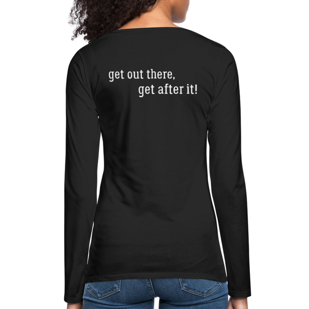 the imperfekt hunter women's premium long sleeve t-shirt - black