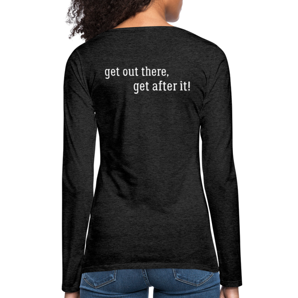 the imperfekt hunter women's premium long sleeve t-shirt - charcoal grey
