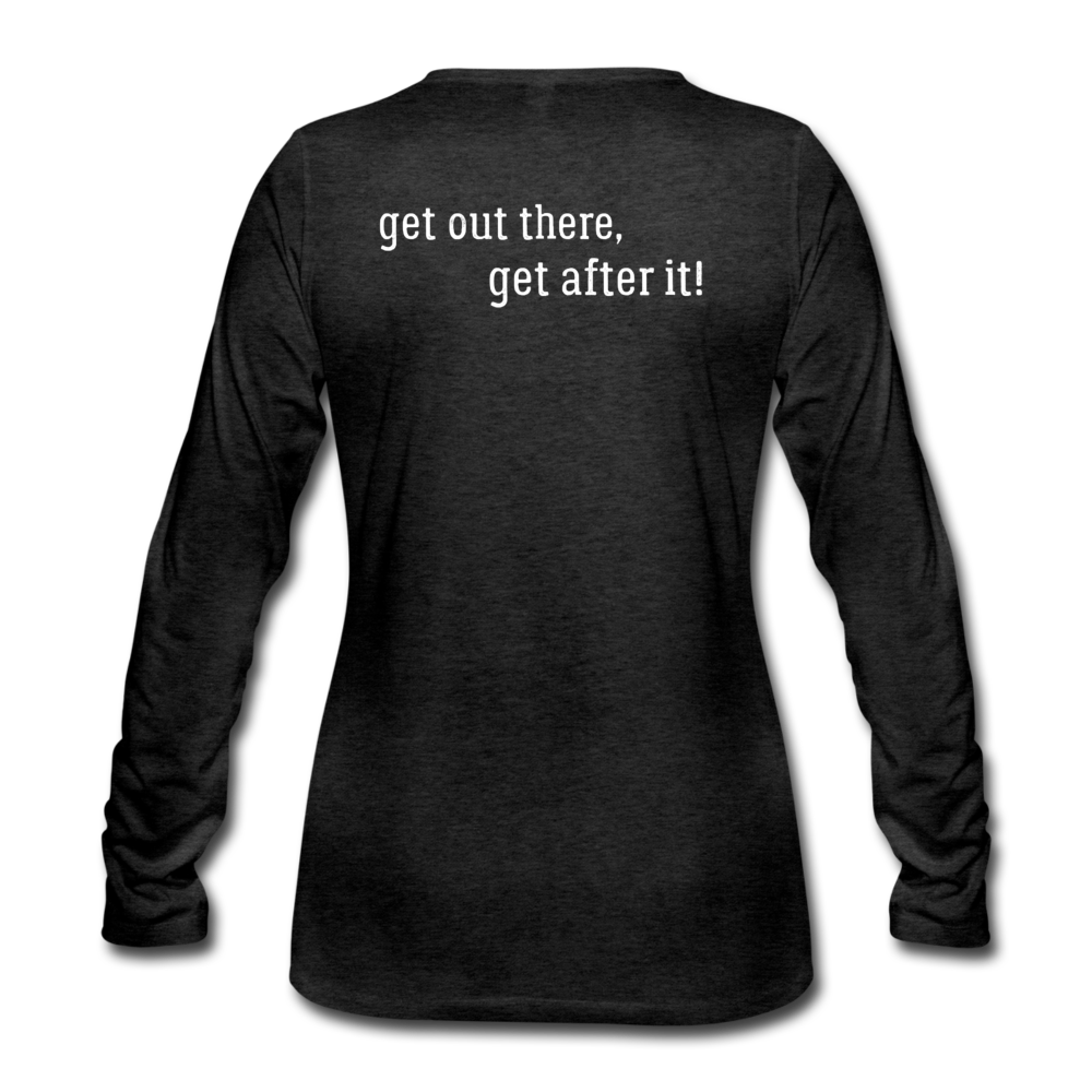 the imperfekt hunter women's premium long sleeve t-shirt - charcoal grey