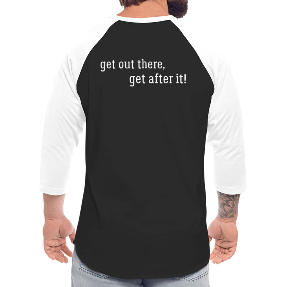 imperfekt offroad baseball t-shirt - black/white