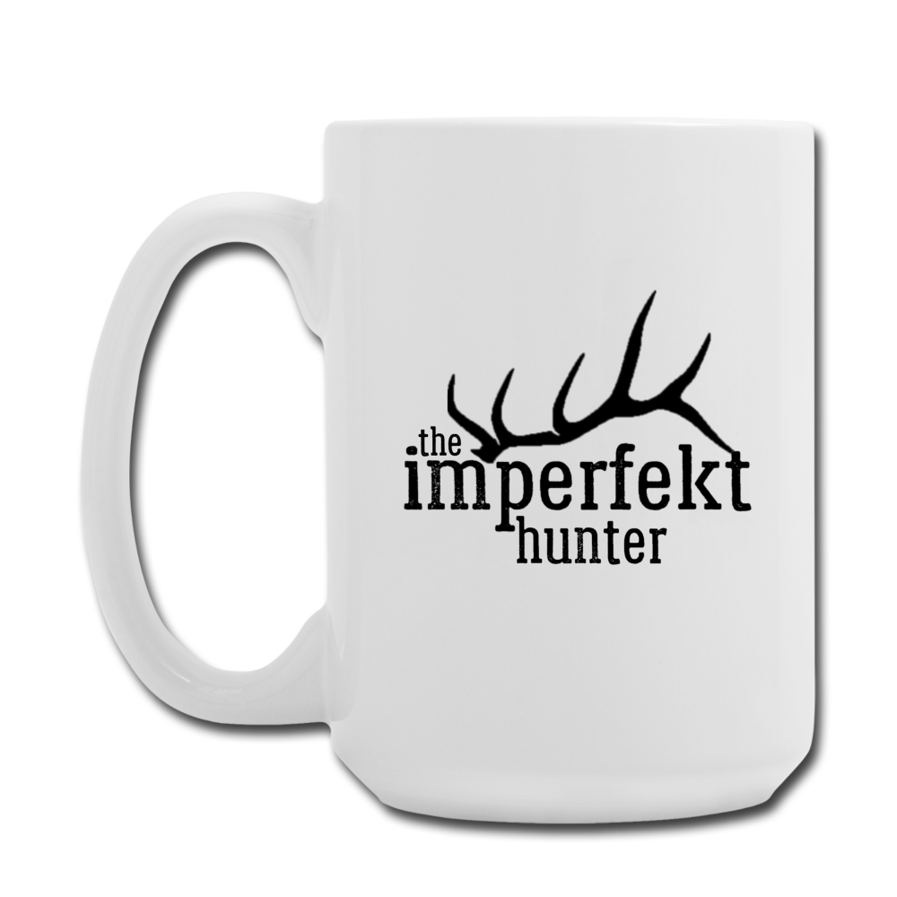 the imperfekt hunter coffee/tea mug 15 oz - white