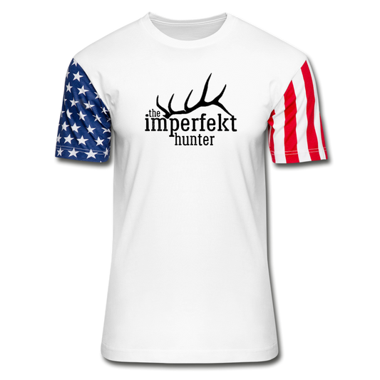 the imperfekt hunter stars and stripes t-shirt - white