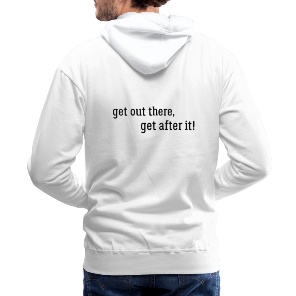 imperfekt fishing men’s premium hoodie - white