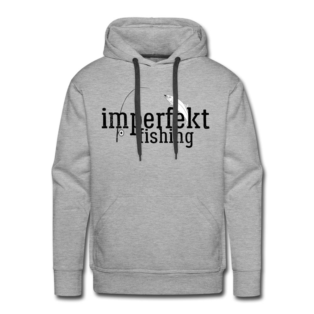 imperfekt fishing men’s premium hoodie - heather grey