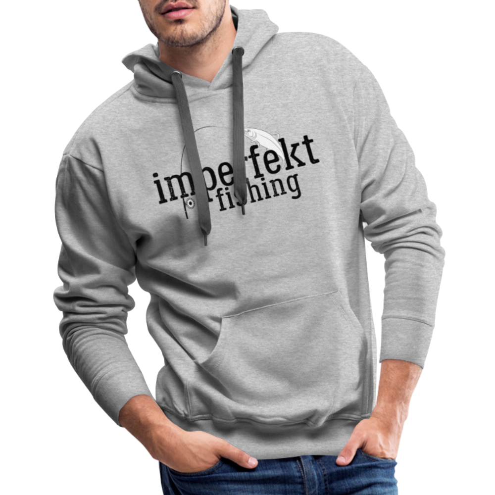 imperfekt fishing men’s premium hoodie - heather grey