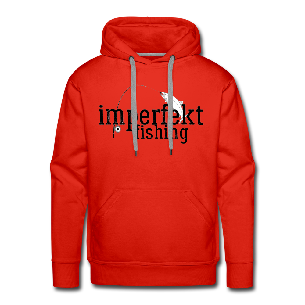 imperfekt fishing men’s premium hoodie - red