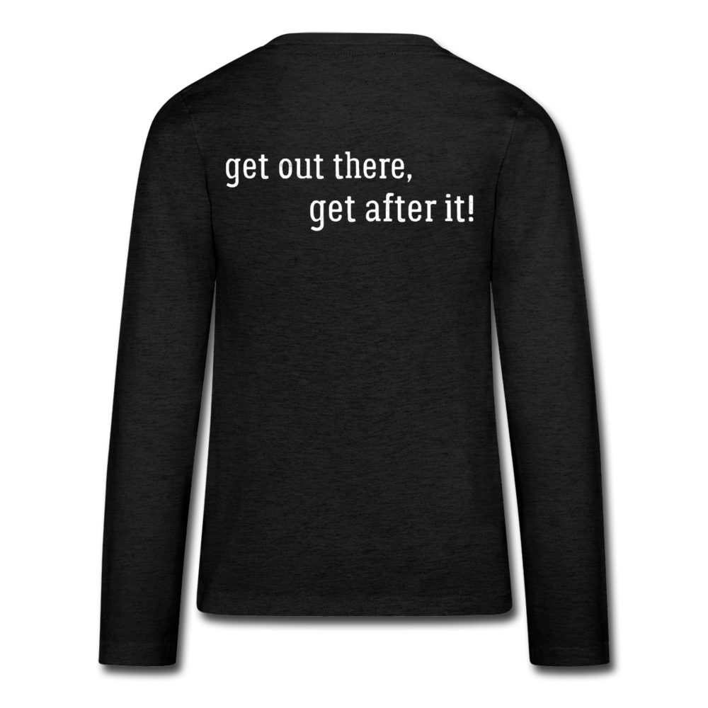 the imperfekt pew kids' premium long sleeve t-shirt - charcoal grey