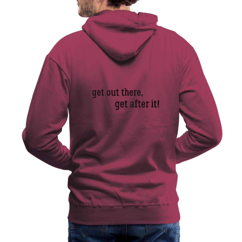 the imperfekt pew men’s premium hoodie - burgundy