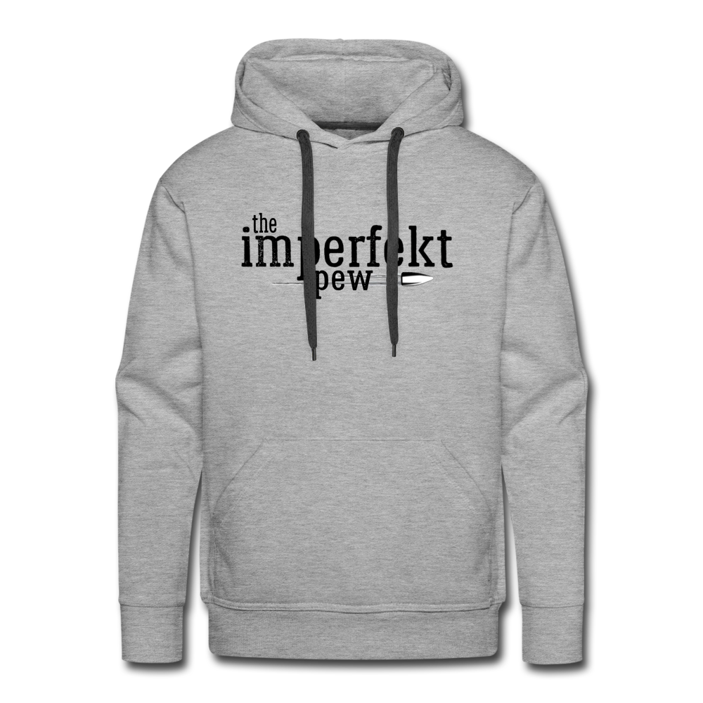the imperfekt pew men’s premium hoodie - heather grey