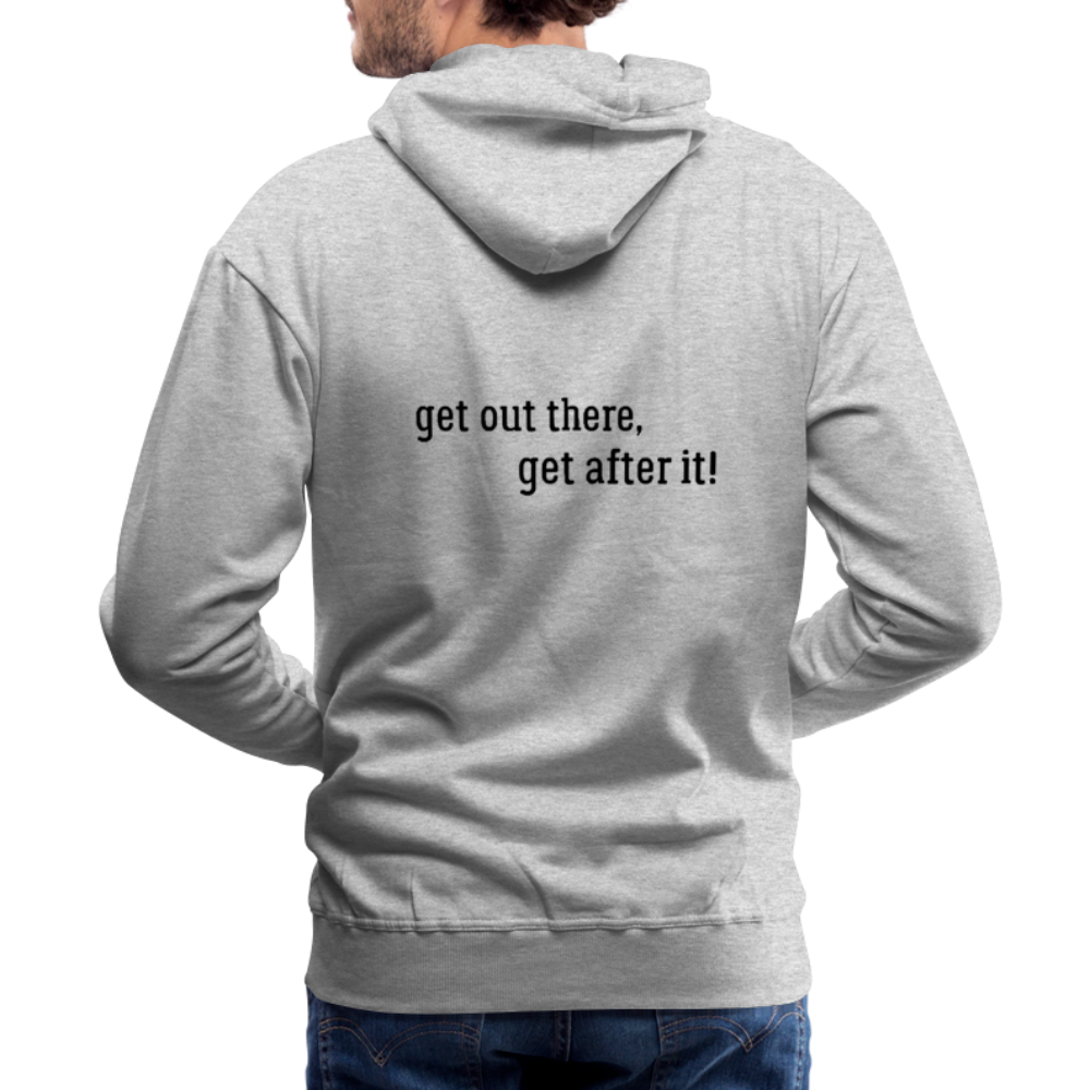 the imperfekt pew men’s premium hoodie - heather grey