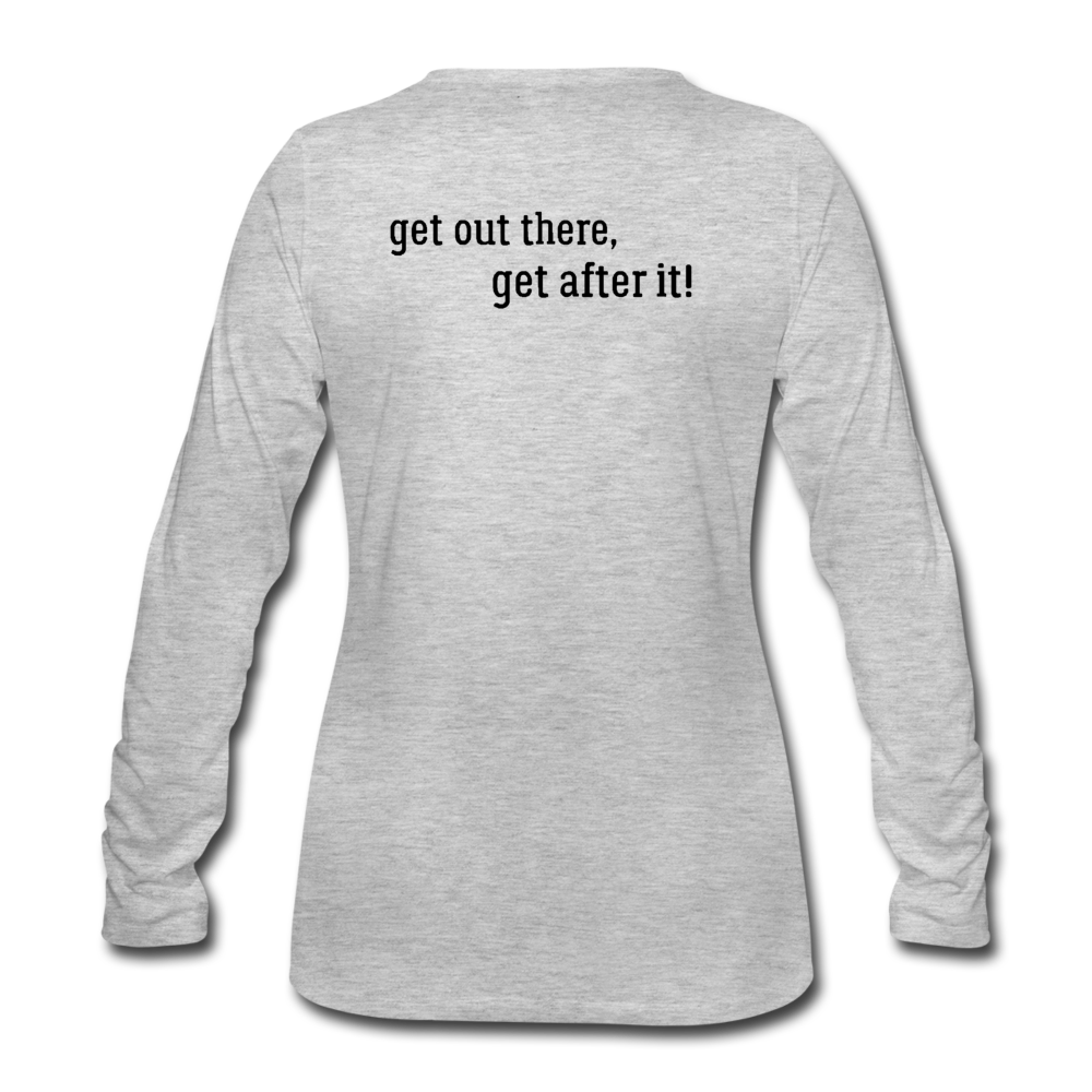 the imperfekt pew women's premium long sleeve t-shirt - heather gray