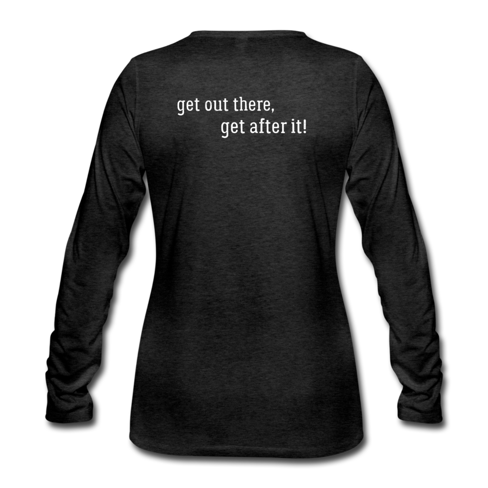 the imperfekt pew women's premium long sleeve t-shirt - charcoal grey