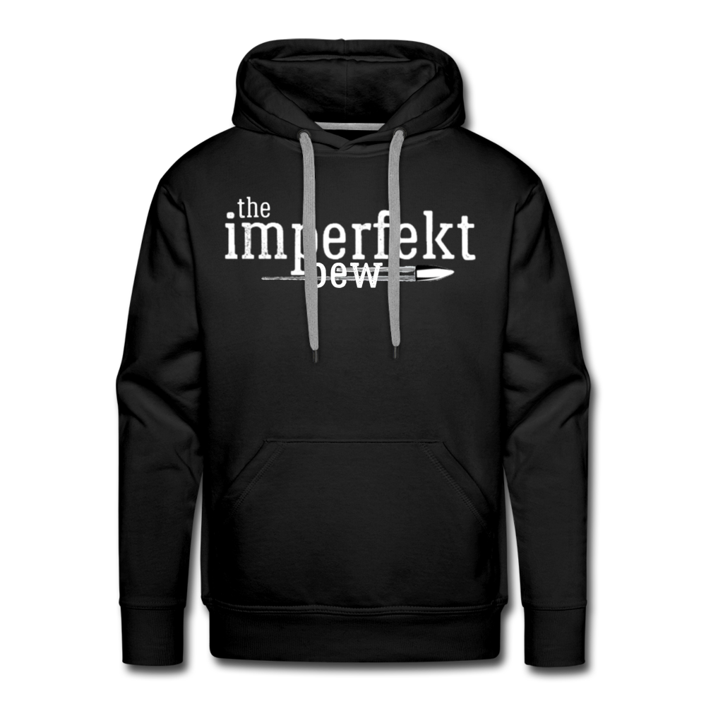the imperfekt pew men’s premium hoodie - black