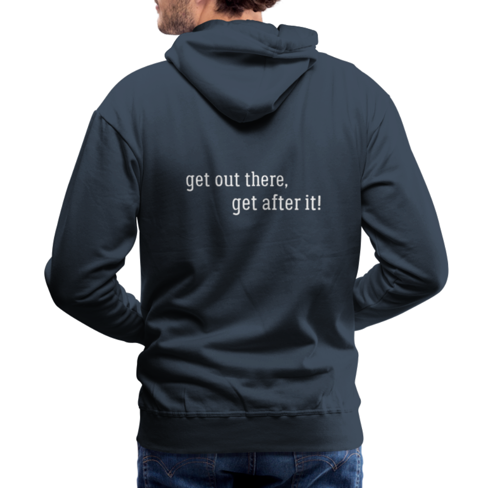 the imperfekt pew men’s premium hoodie - navy