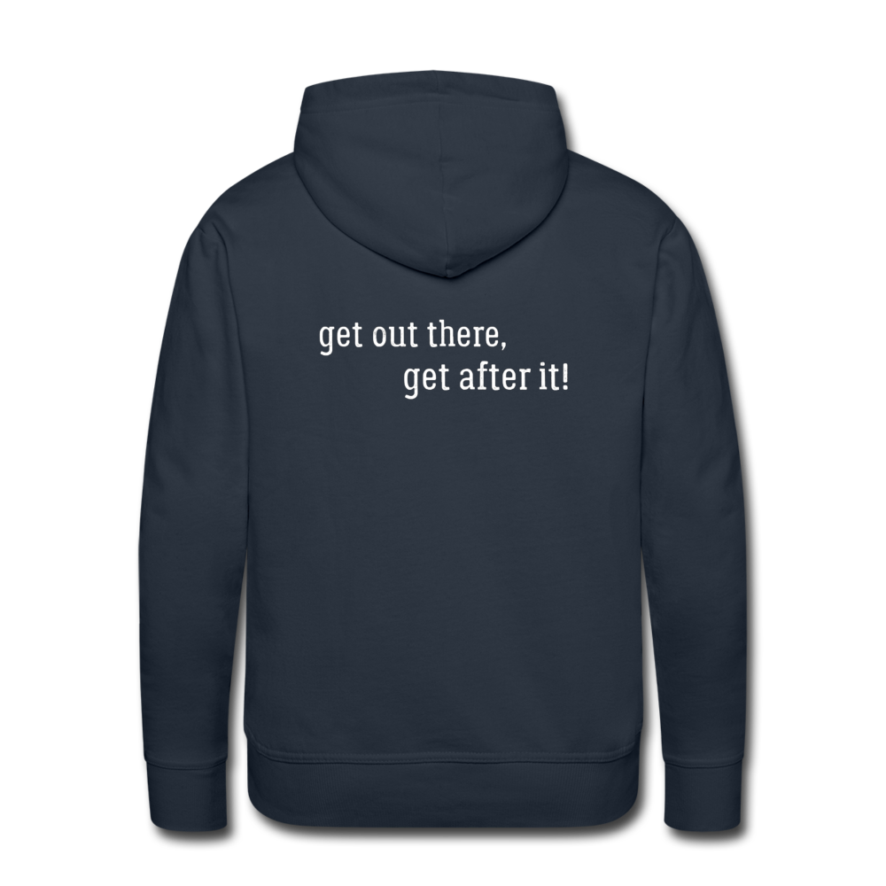 the imperfekt pew men’s premium hoodie - navy