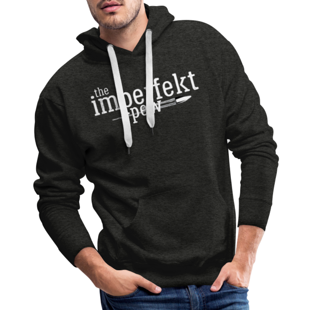 the imperfekt pew men’s premium hoodie - charcoal grey