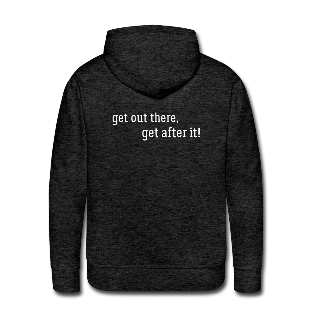 the imperfekt pew men’s premium hoodie - charcoal grey