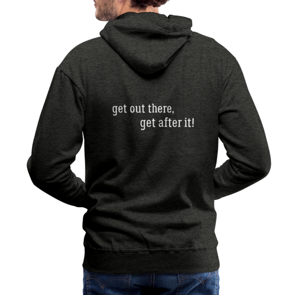 the imperfekt pew men’s premium hoodie - charcoal grey