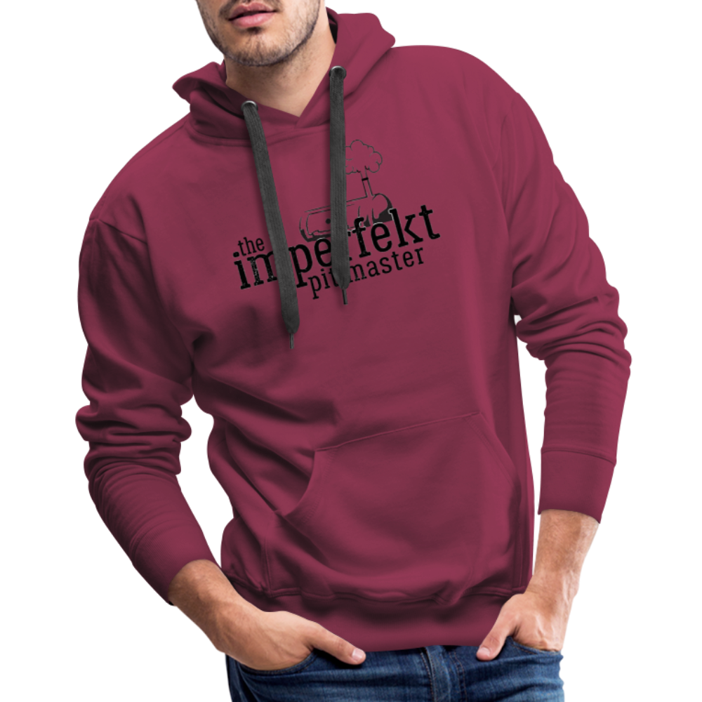 the imperfekt pit master men’s premium hoodie - burgundy