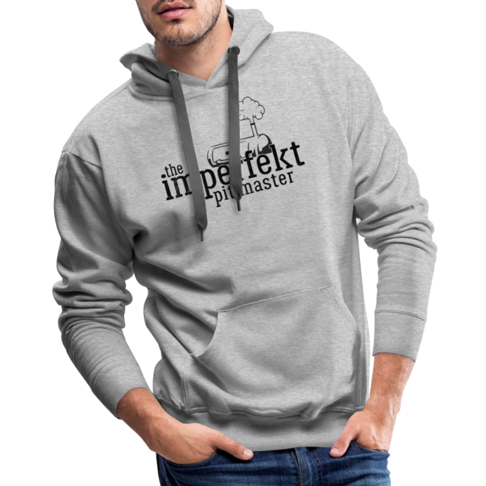 the imperfekt pit master men’s premium hoodie - heather grey