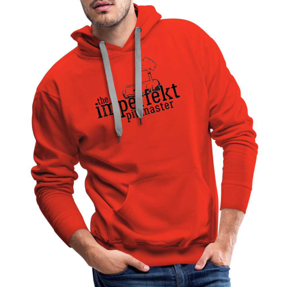 the imperfekt pit master men’s premium hoodie - red
