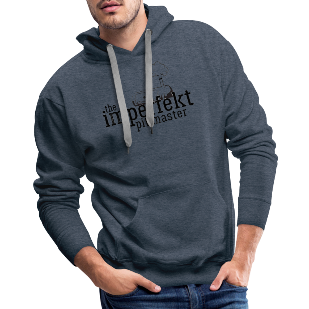 the imperfekt pit master men’s premium hoodie - heather denim