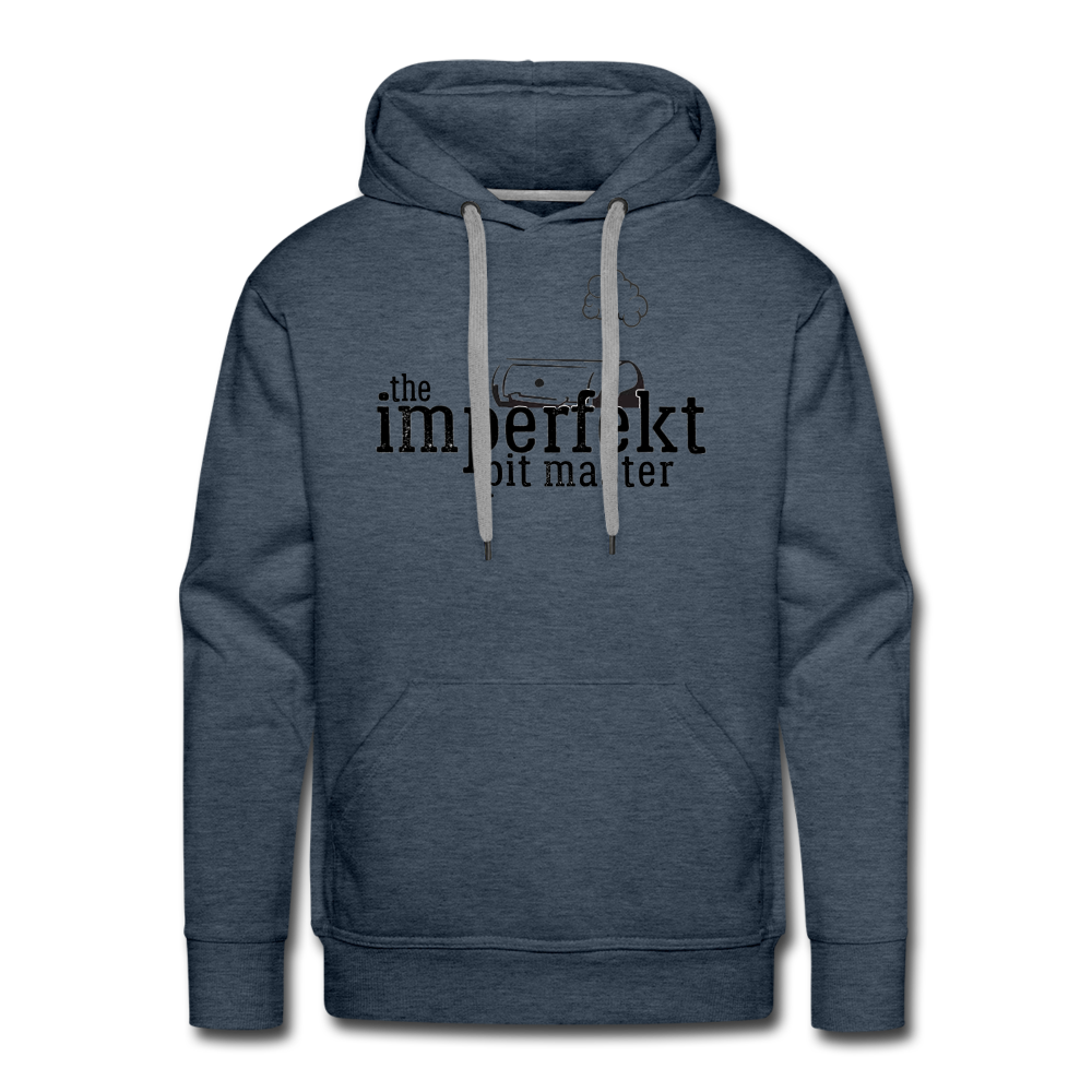 the imperfekt pit master men’s premium hoodie - heather denim