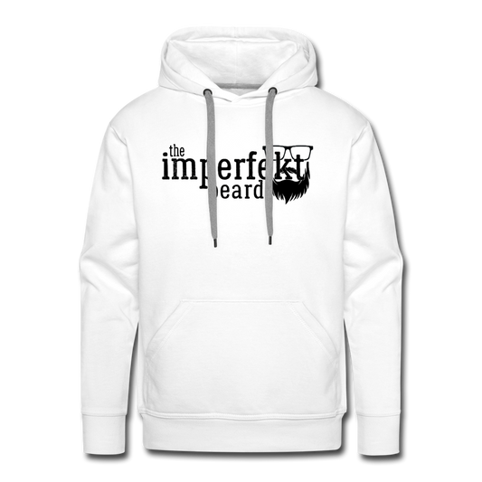 the imperfekt beard men’s premium hoodie - white
