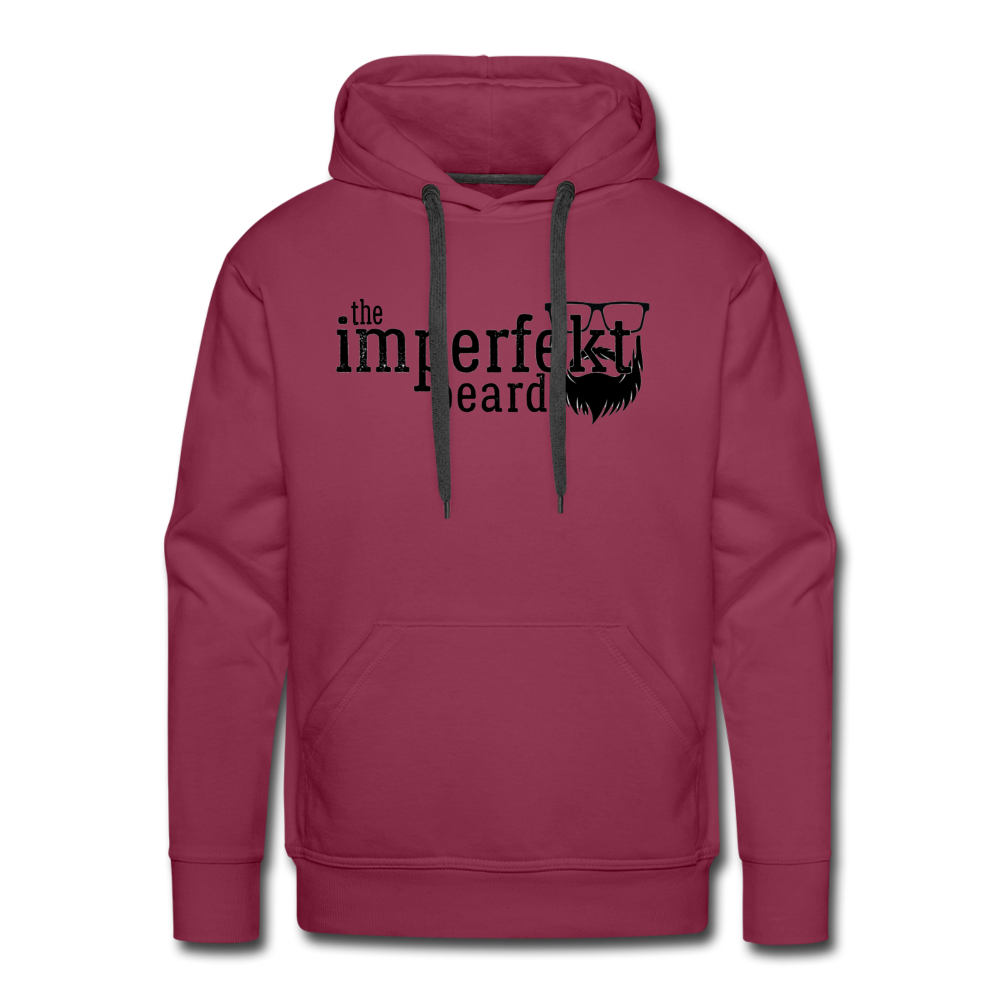 the imperfekt beard men’s premium hoodie - burgundy