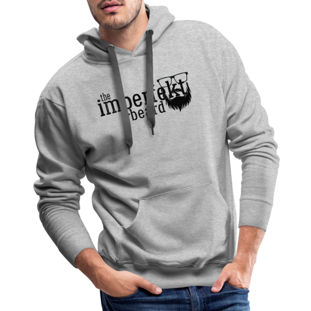 the imperfekt beard men’s premium hoodie - heather grey