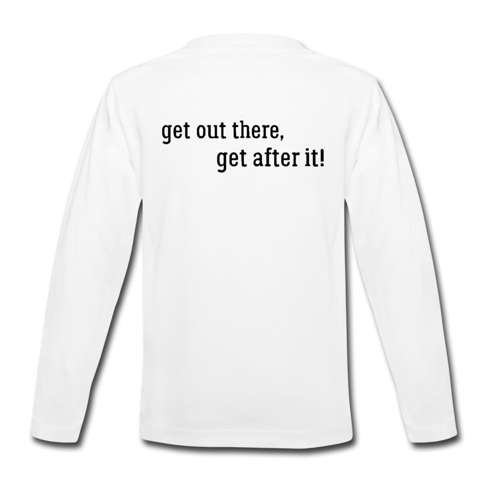 imperfekt kids' premium long sleeve t-shirt - white
