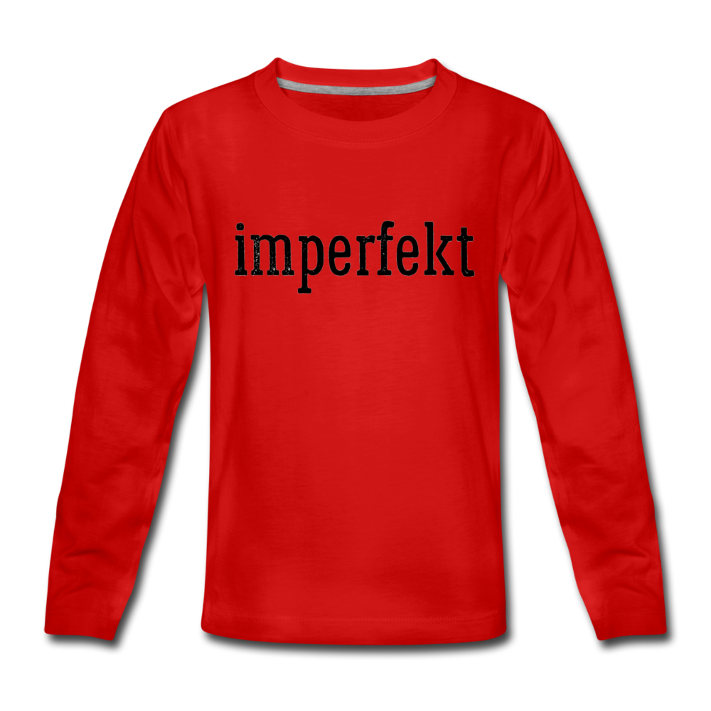 imperfekt kids' premium long sleeve t-shirt - red