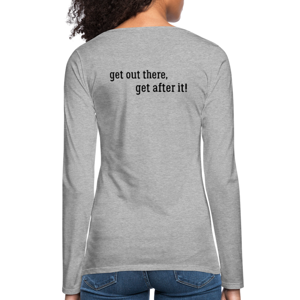 imperfekt women's premium long sleeve t-shirt - heather gray