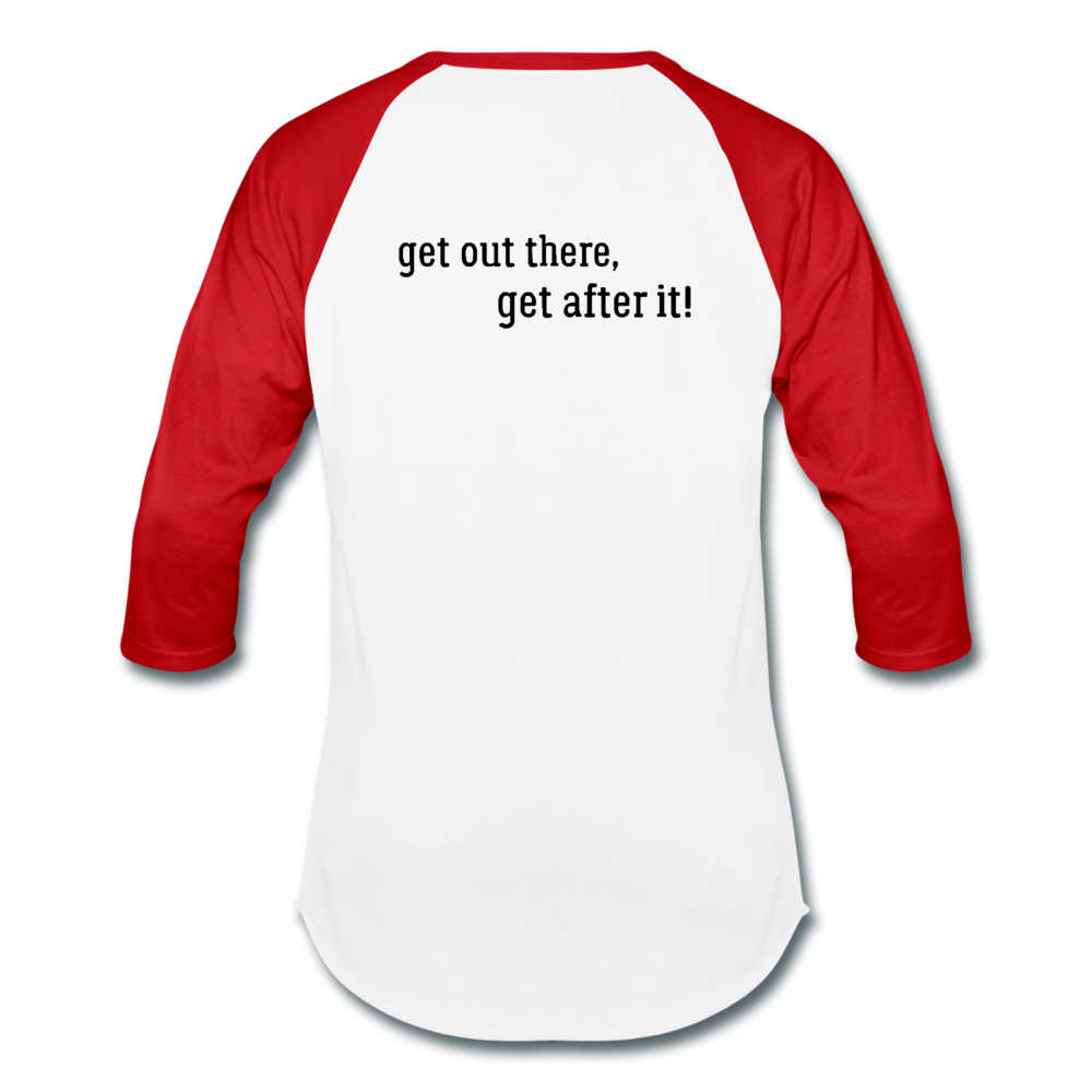 imperfekt baseball t-shirt - white/red