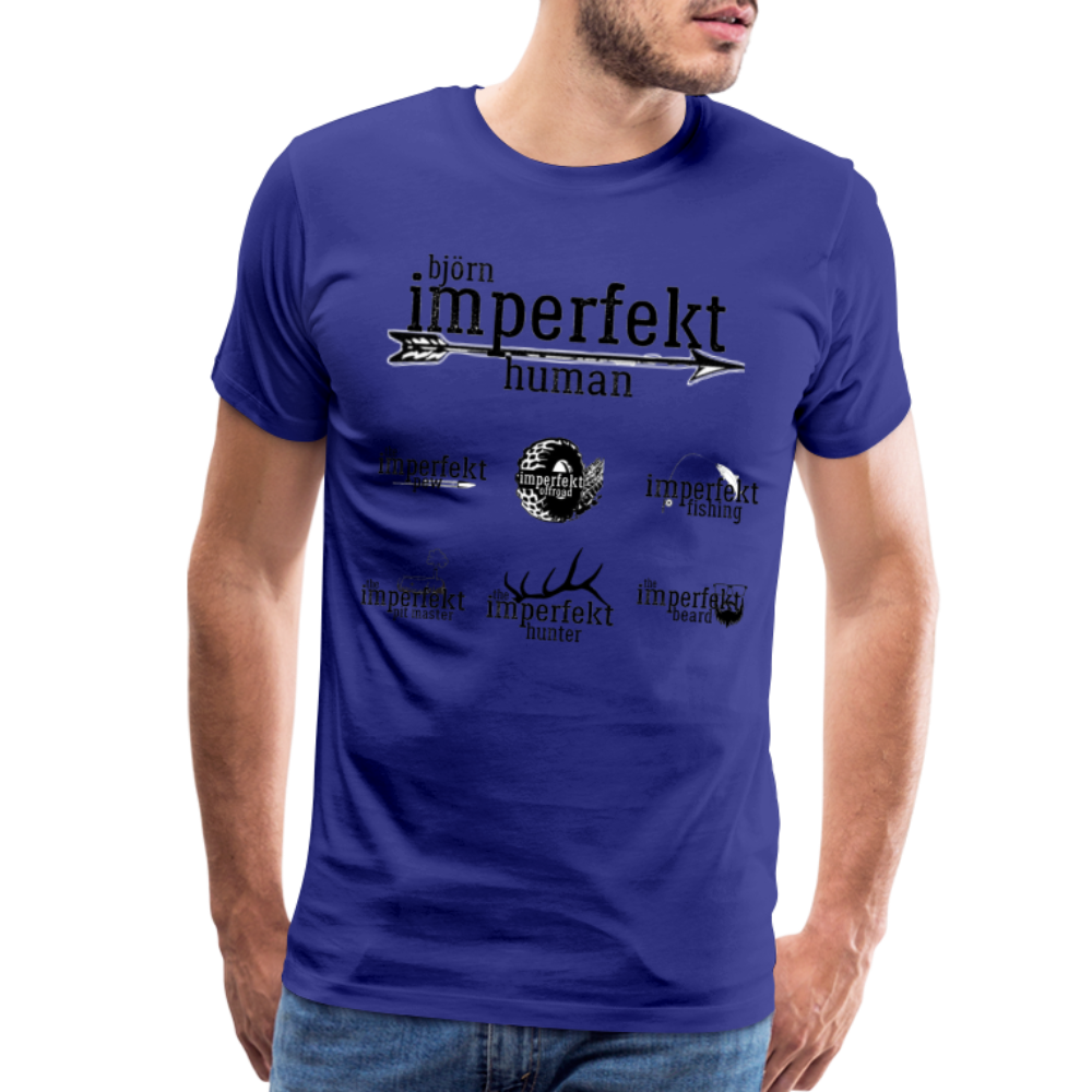 björn imperfekt human men's premium t-shirt - royal blue