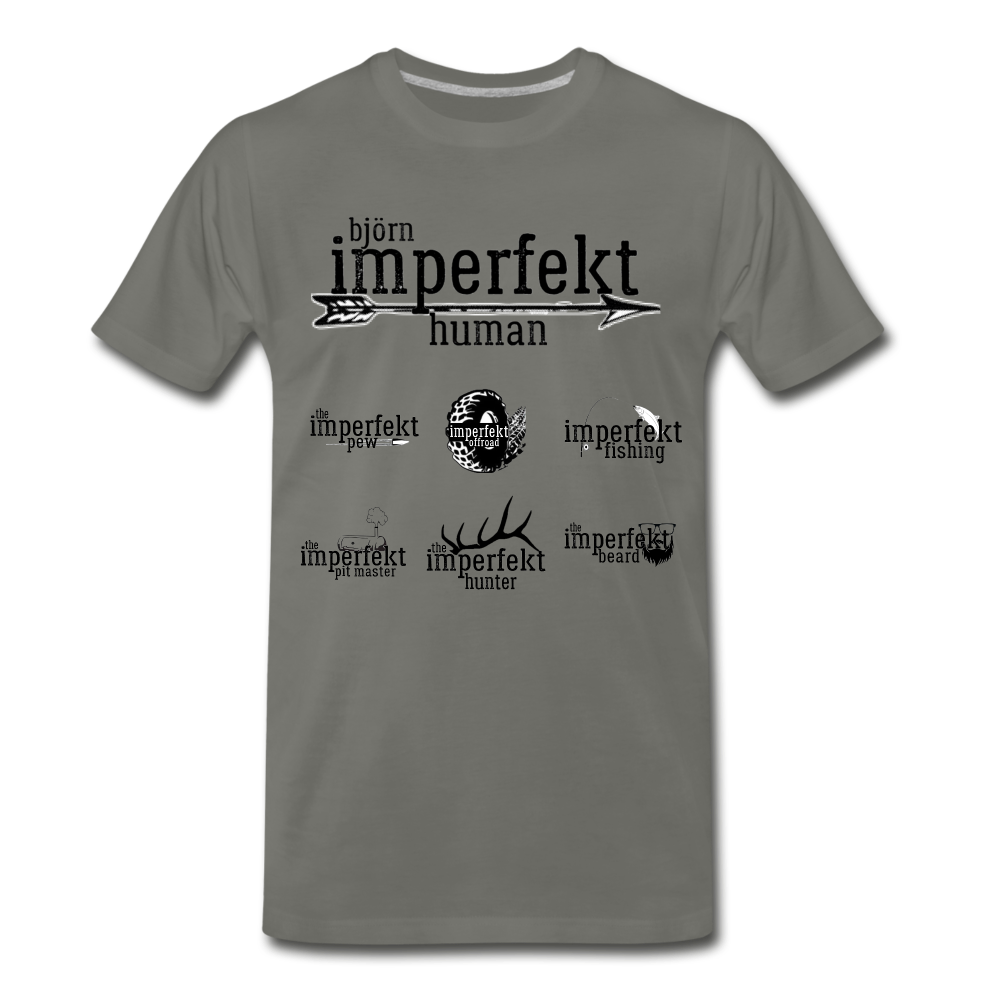 björn imperfekt human men's premium t-shirt - asphalt gray