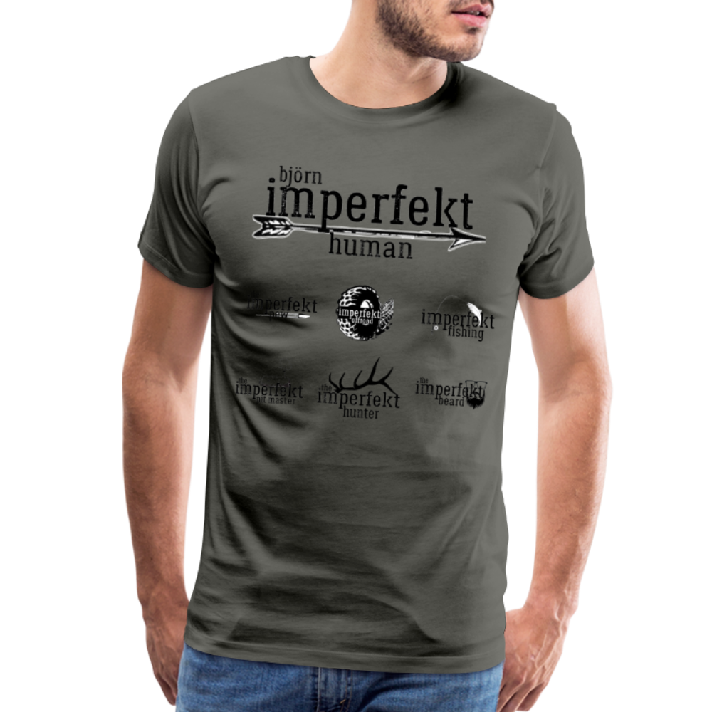 björn imperfekt human men's premium t-shirt - asphalt gray