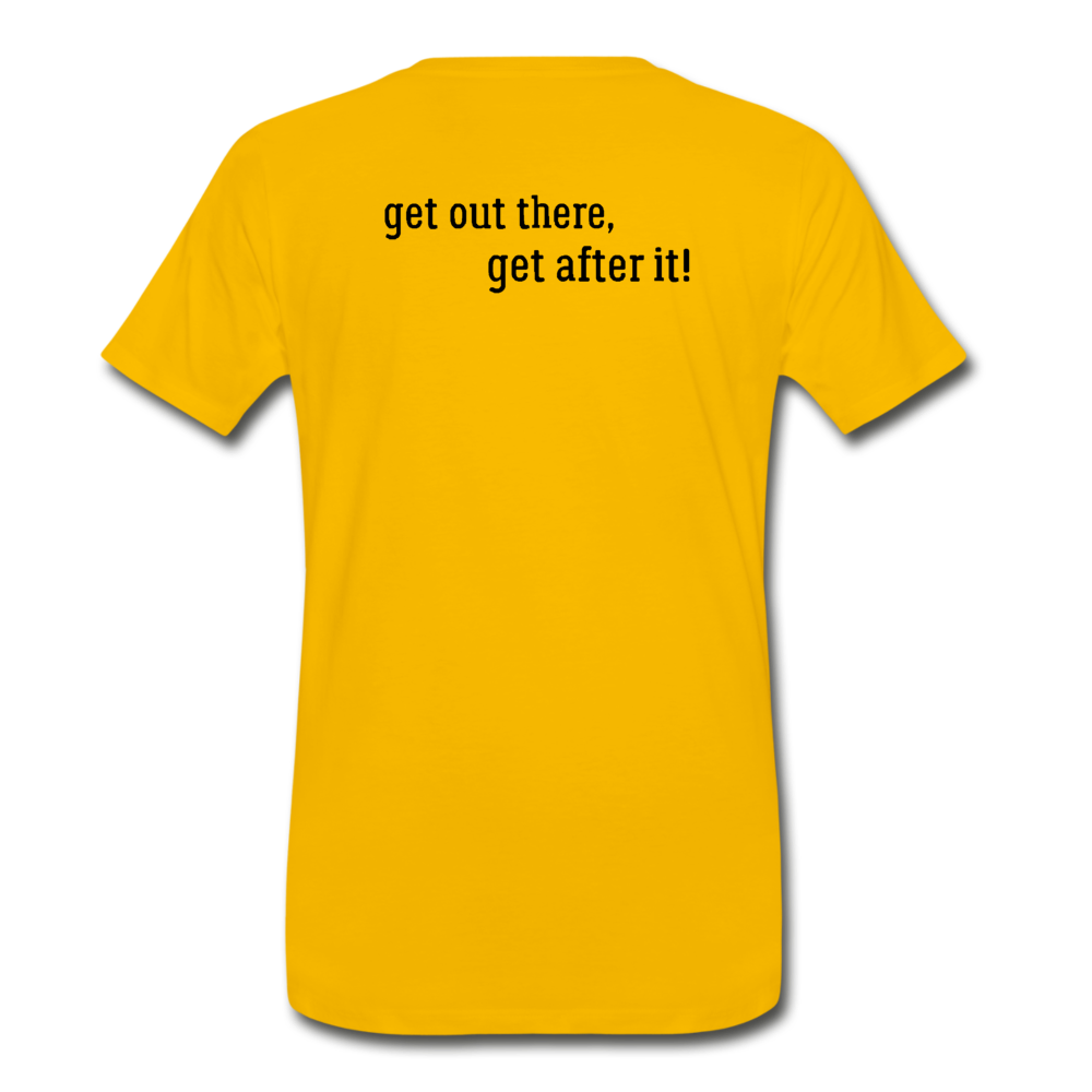 björn imperfekt human men's premium t-shirt - sun yellow