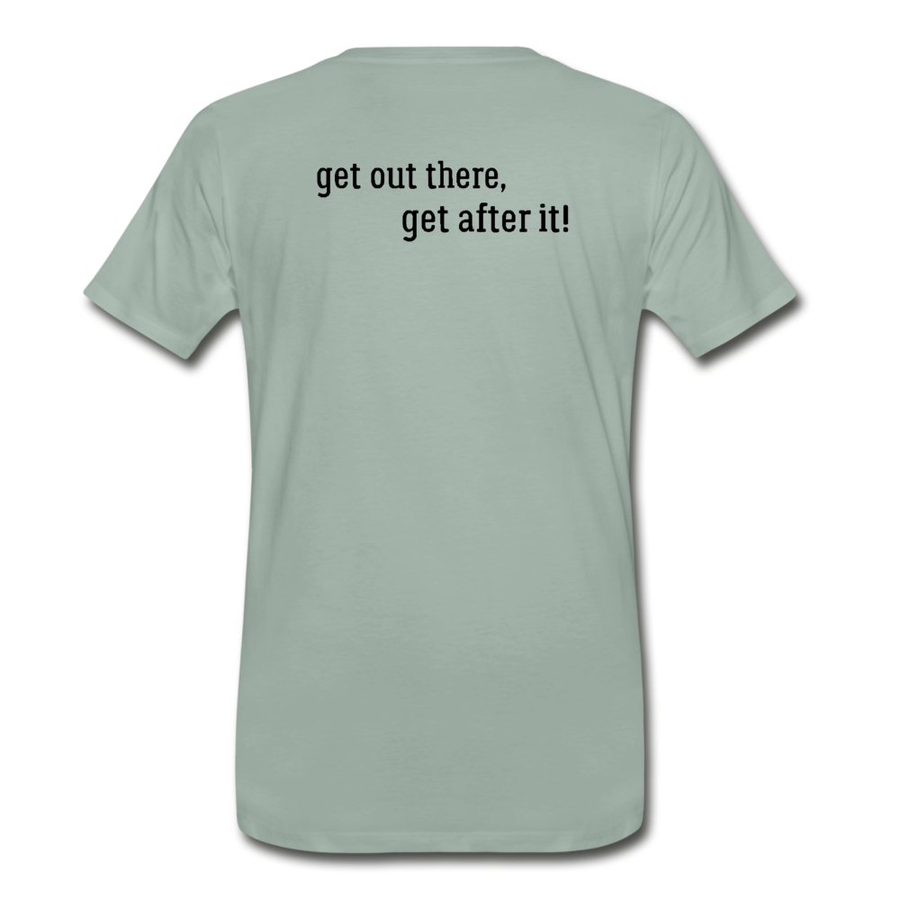 björn imperfekt human men's premium t-shirt - steel green