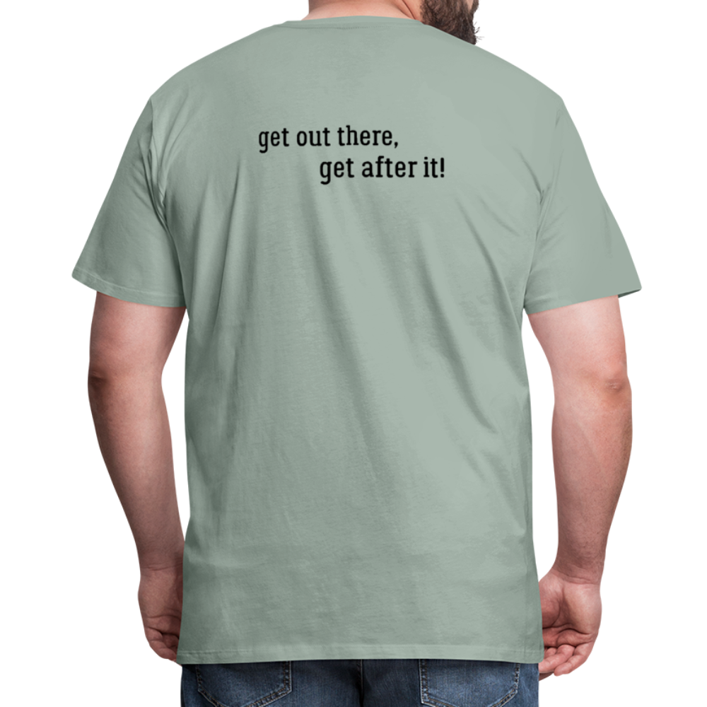 björn imperfekt human men's premium t-shirt - steel green