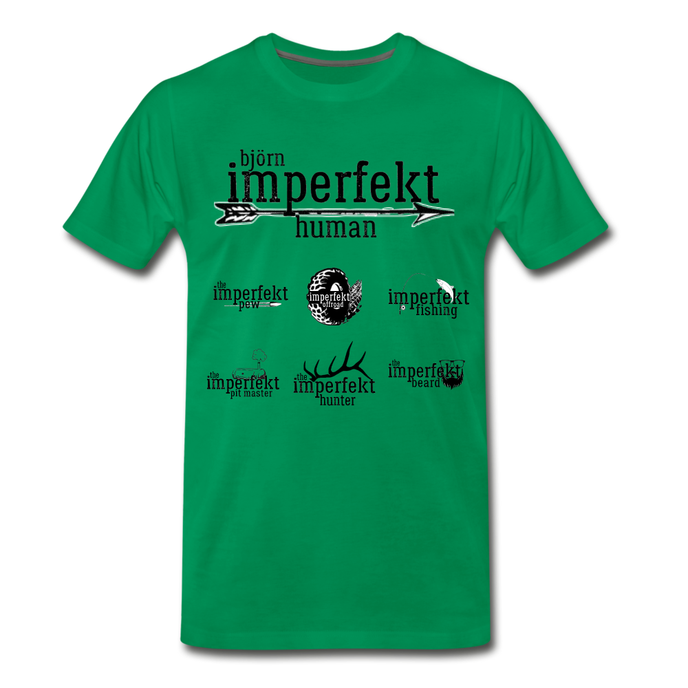 björn imperfekt human men's premium t-shirt - kelly green