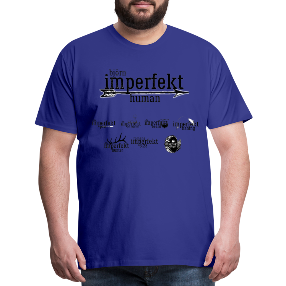 björn imperfekt human men's premium t-shirt - royal blue