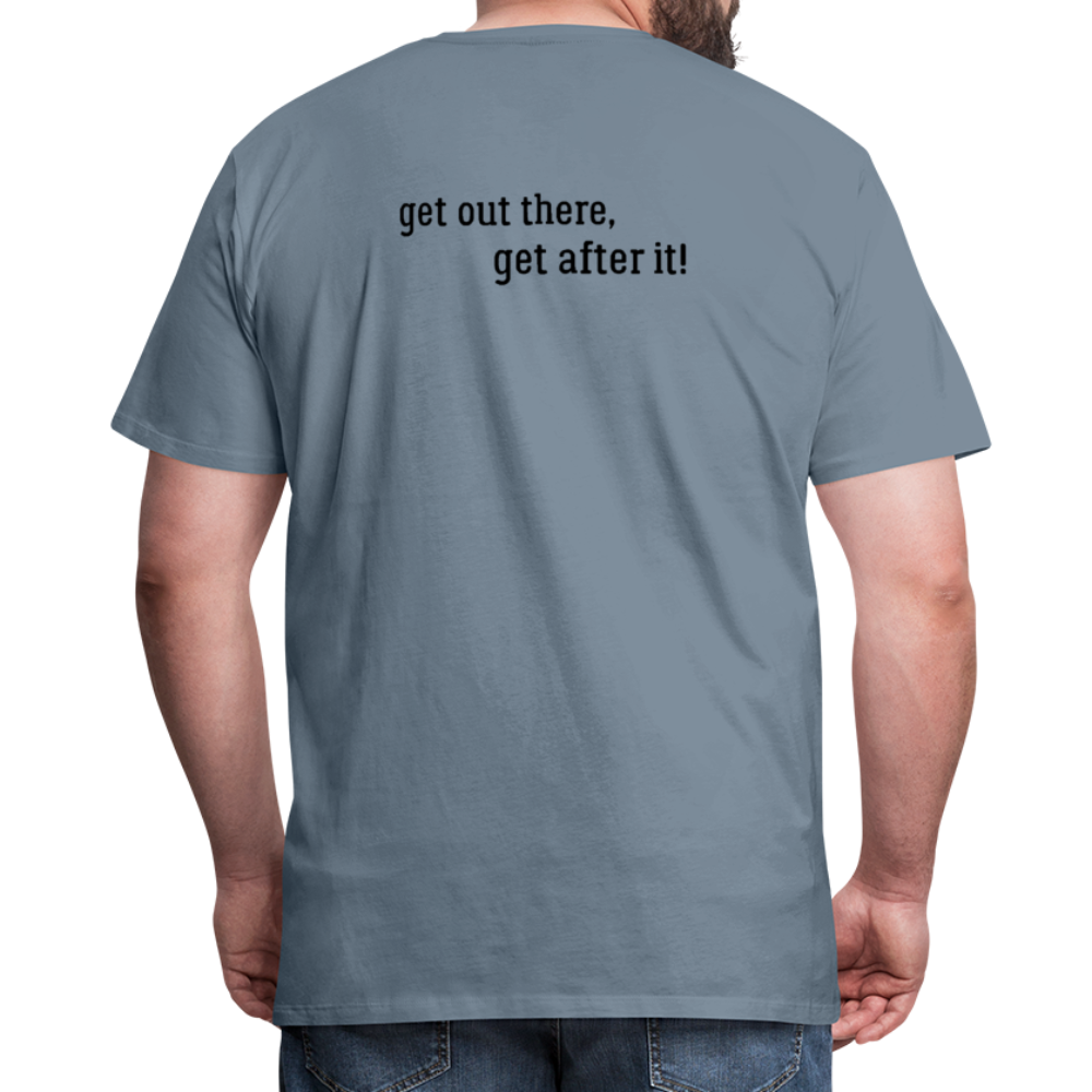 björn imperfekt human men's premium t-shirt - steel blue